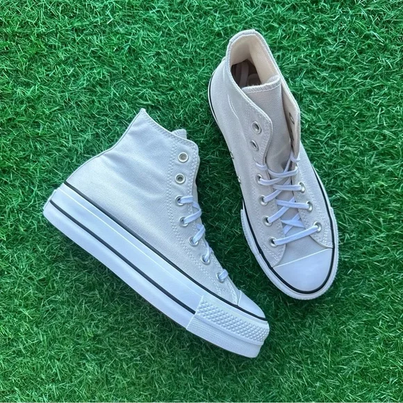 🎁Converse Chuck Taylor All Star Lift Hi Barely Grey - Picture 7 of 8